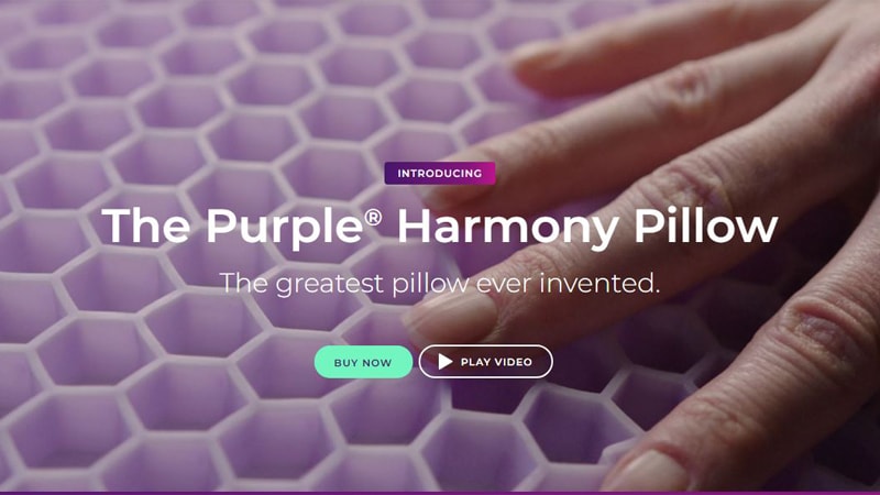 نمونه CTA در سایت Purple