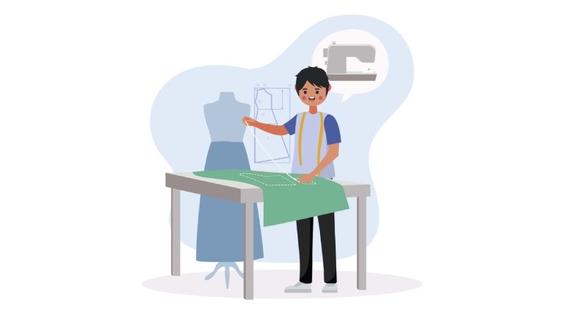 خیاطی و فروش محصولات پارچه ای